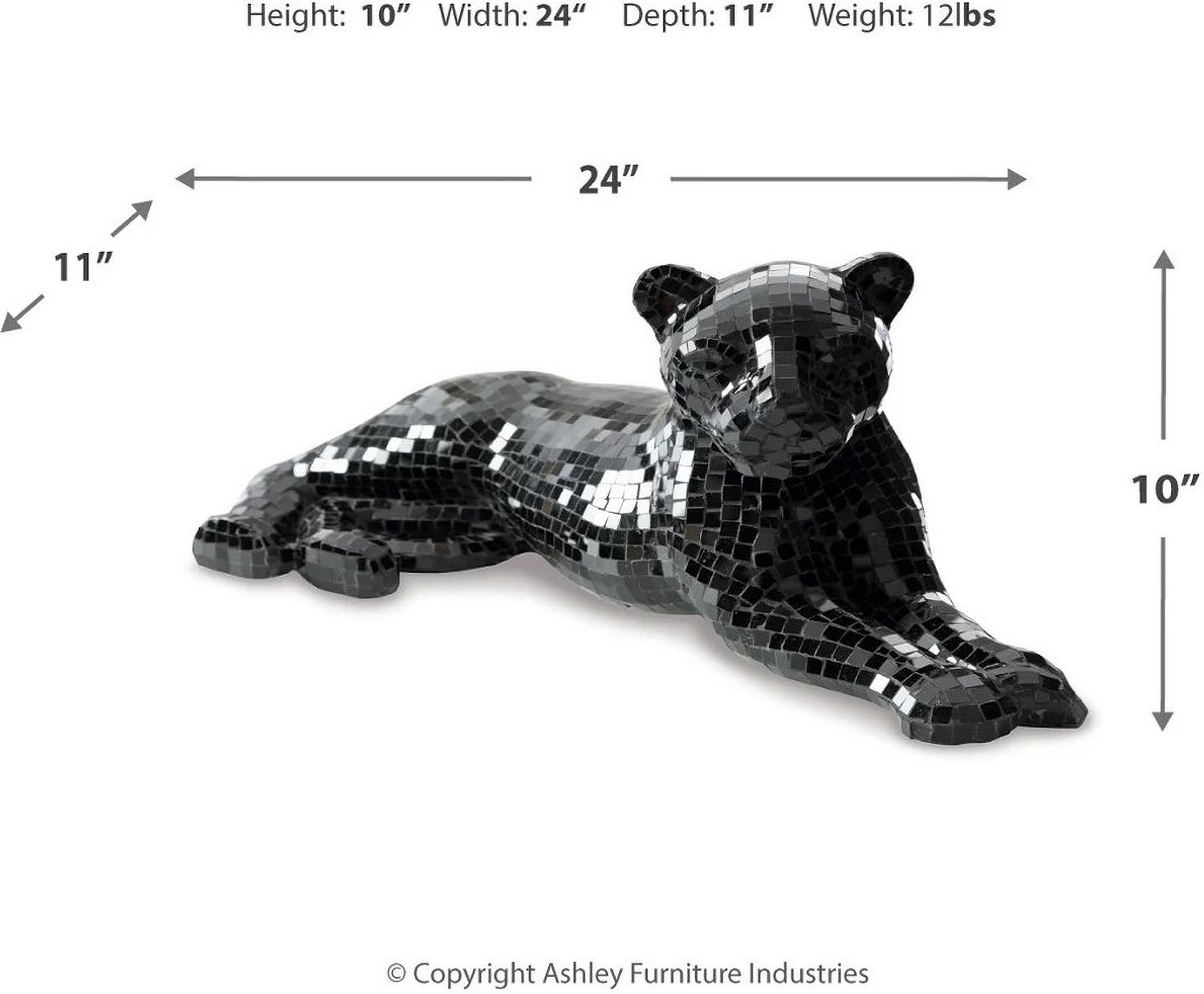 Drice Black Sculpture A2000419