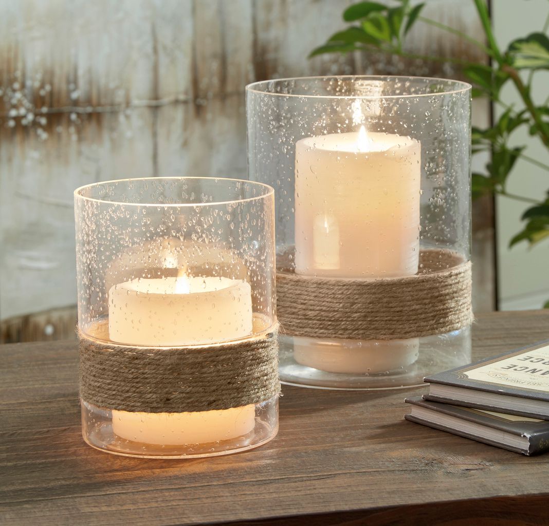 Eudocia Clear Candle Holder Set of 2 A2000456