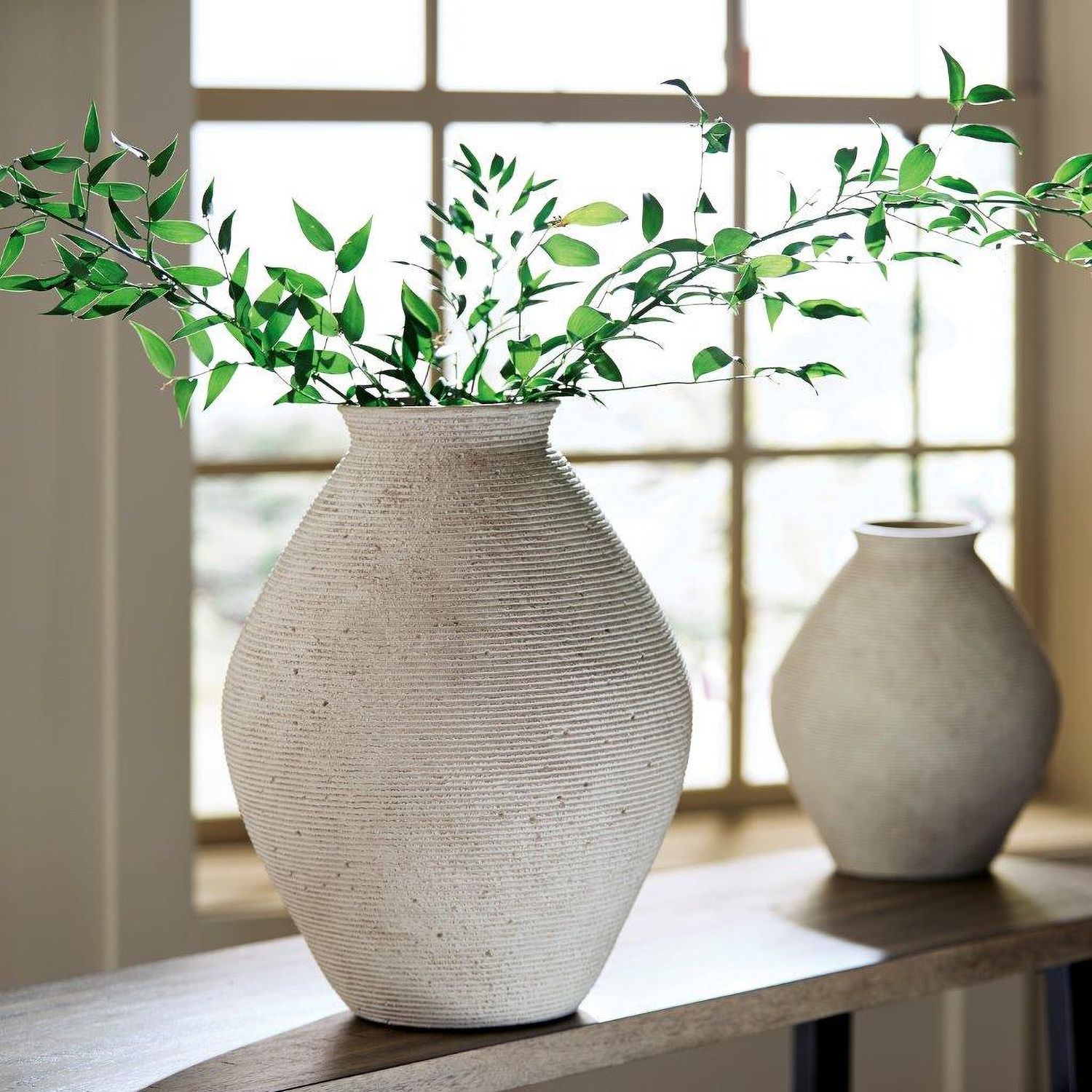 Hannela Antique Tan Large Vase A2000514