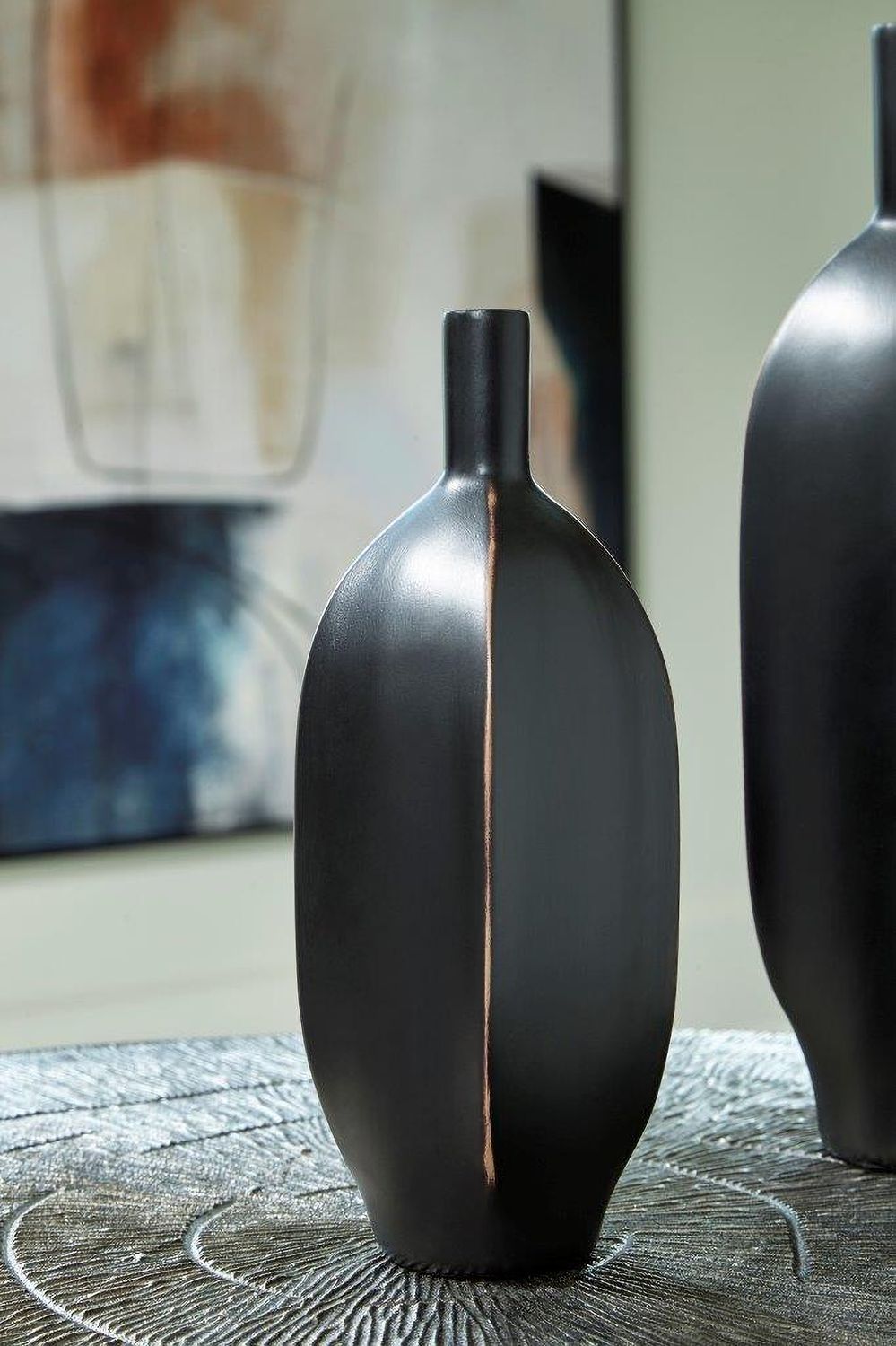 Rhaveney Black Small Vase Set Of 3 A2000550