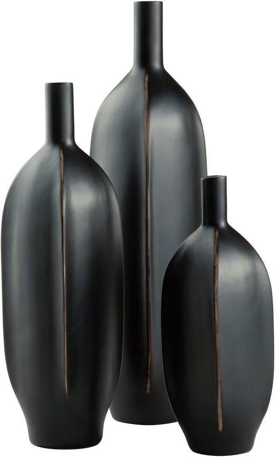 Rhaveney Black Small Vase Set Of 3 A2000550