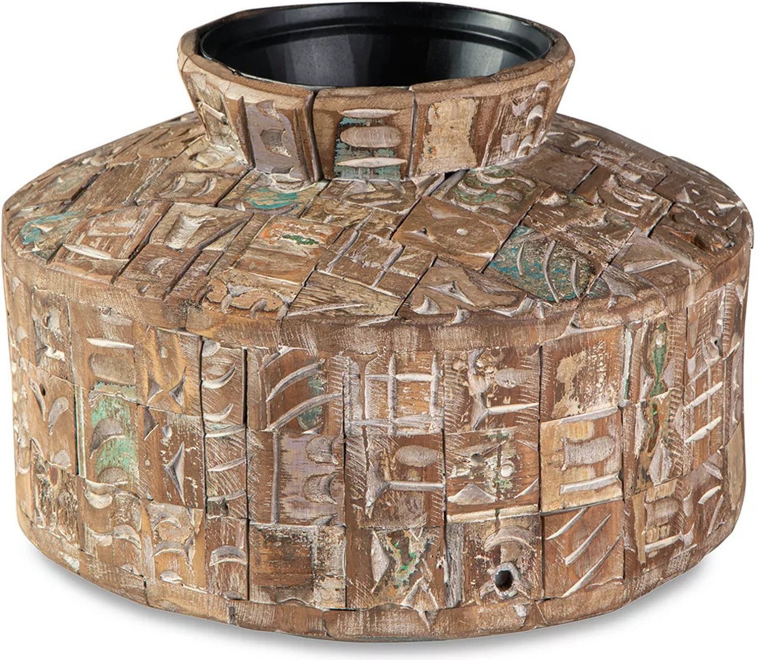 Meltland Black And Natural Vase A2000557