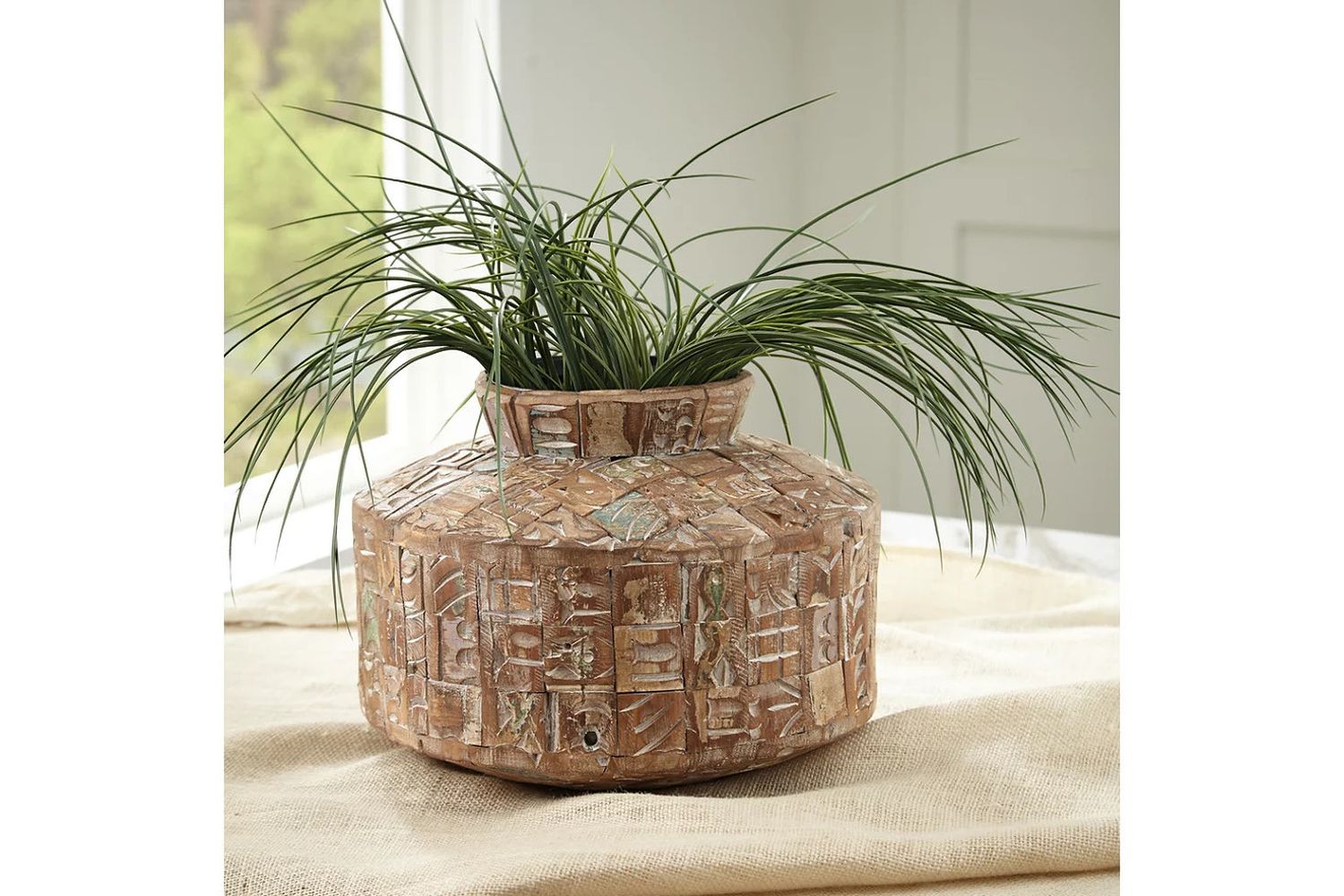 Meltland Black And Natural Vase A2000557
