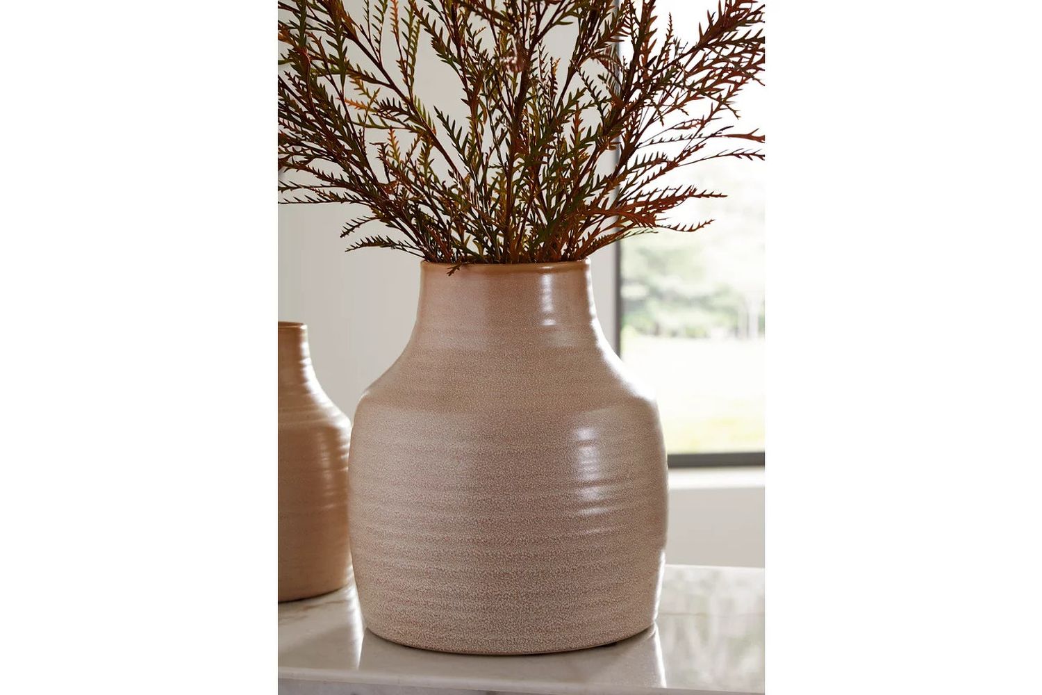 Millcott Vase In Tan A2000582V
