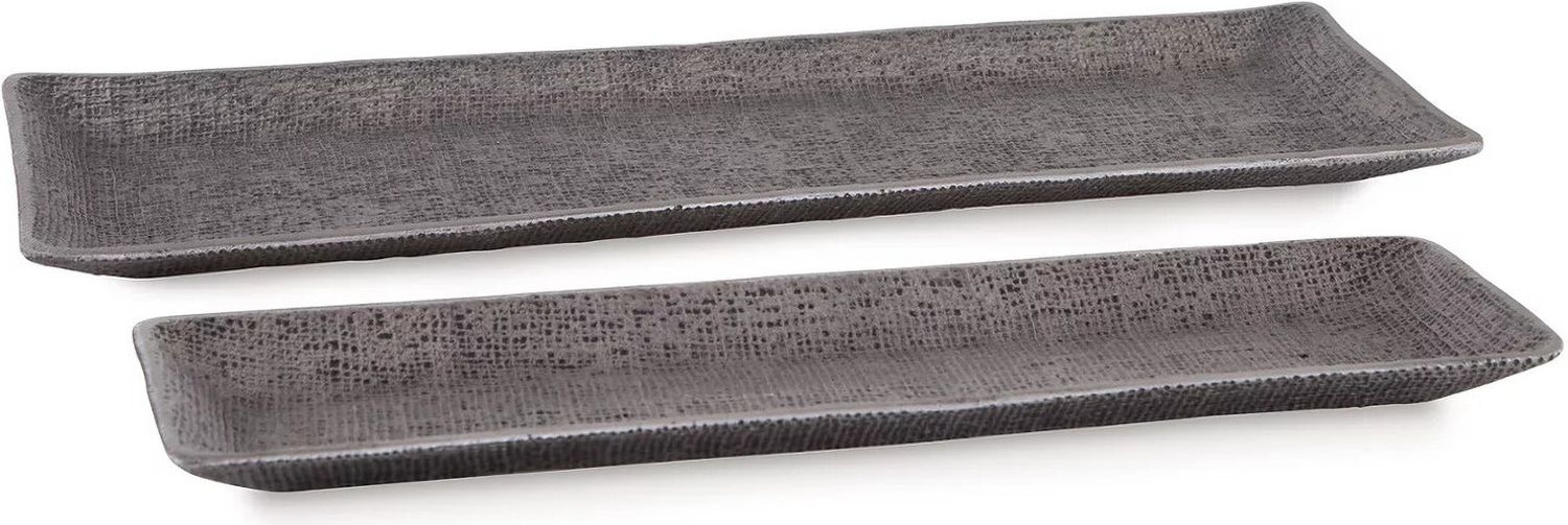 Garekton Pewter Tray Set of 2 A2000590