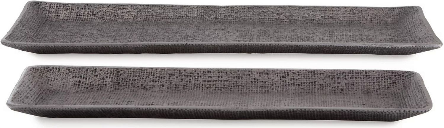 Garekton Pewter Tray Set of 2 A2000590
