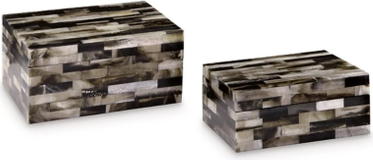 Ellford Black/Brown/Cream Box Set of 2 A2000596