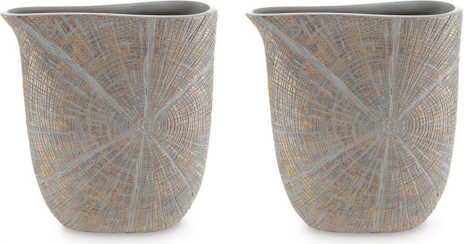 Ardenley Antique Gold Finish Vase Set of 2 A2000607
