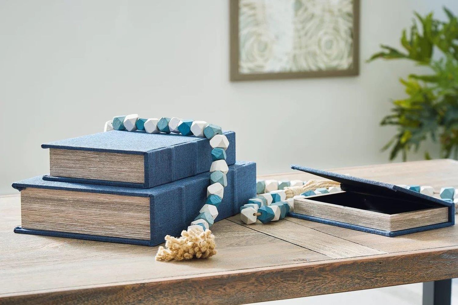 Jolina Box Set of 3 In Blue A2000617