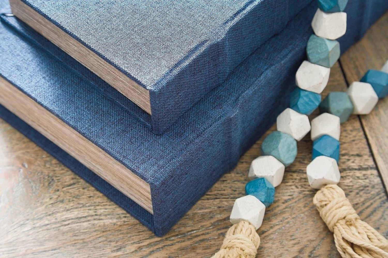 Jolina Box Set of 3 In Blue A2000617