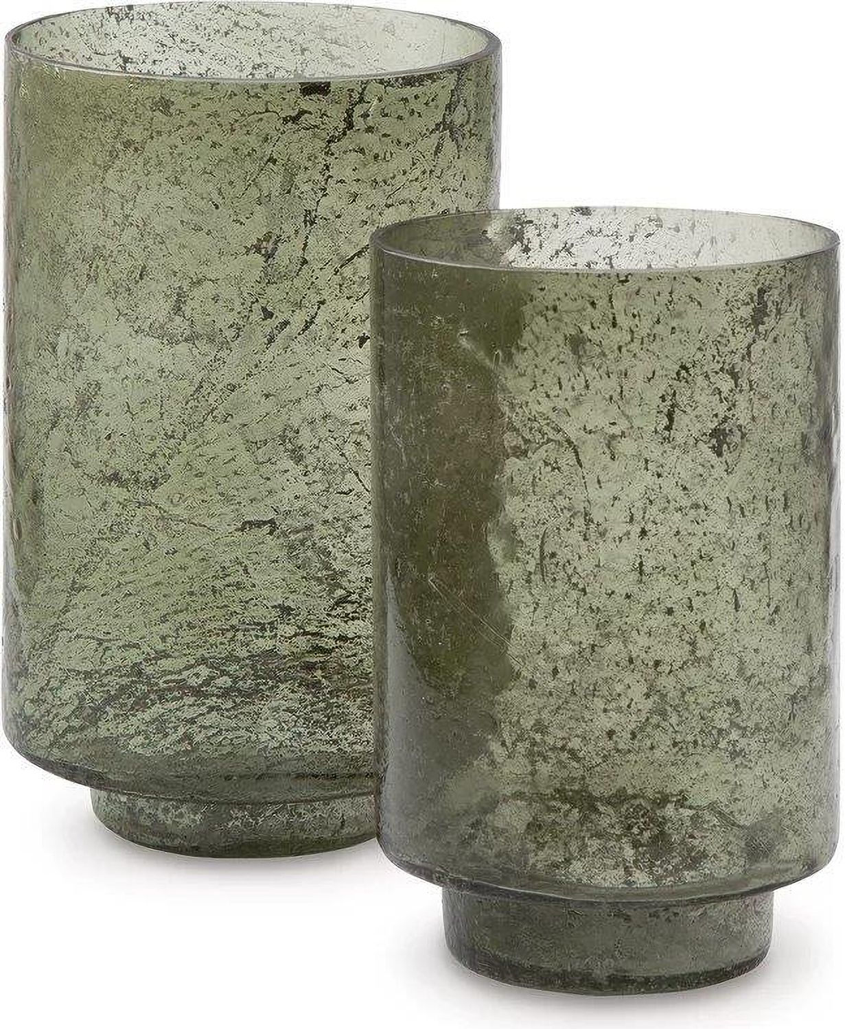 Clarkton Candle Holder Set of 2 In Green A2000623