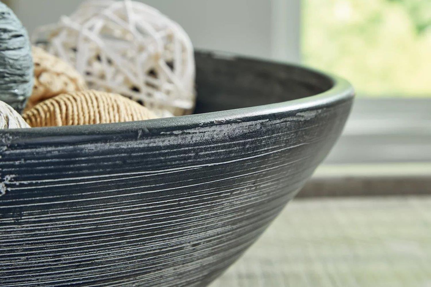 Meadie Bowl In Distressed Blue A2000630