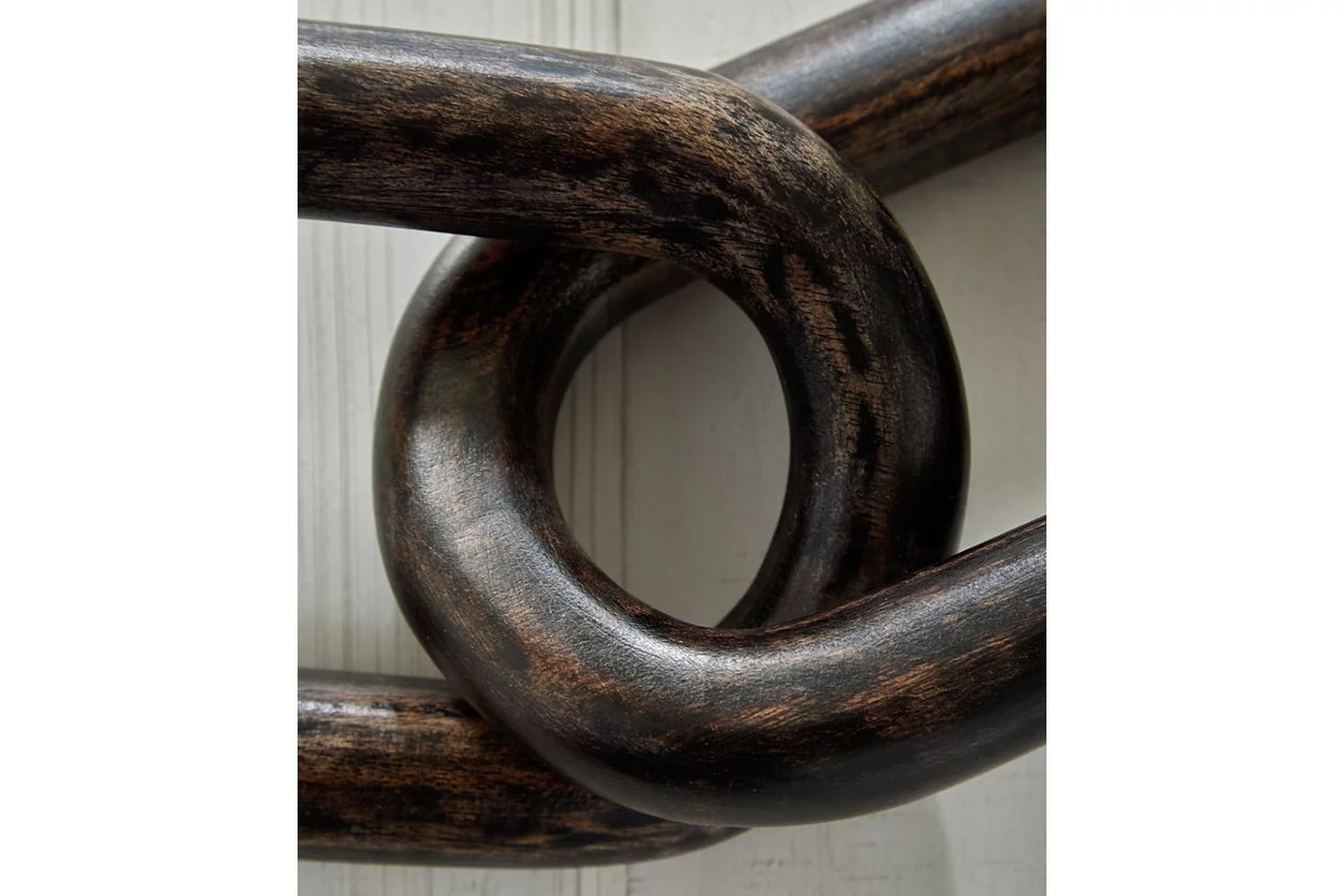 Mardelby Sculpture In Distressed Black A2000632