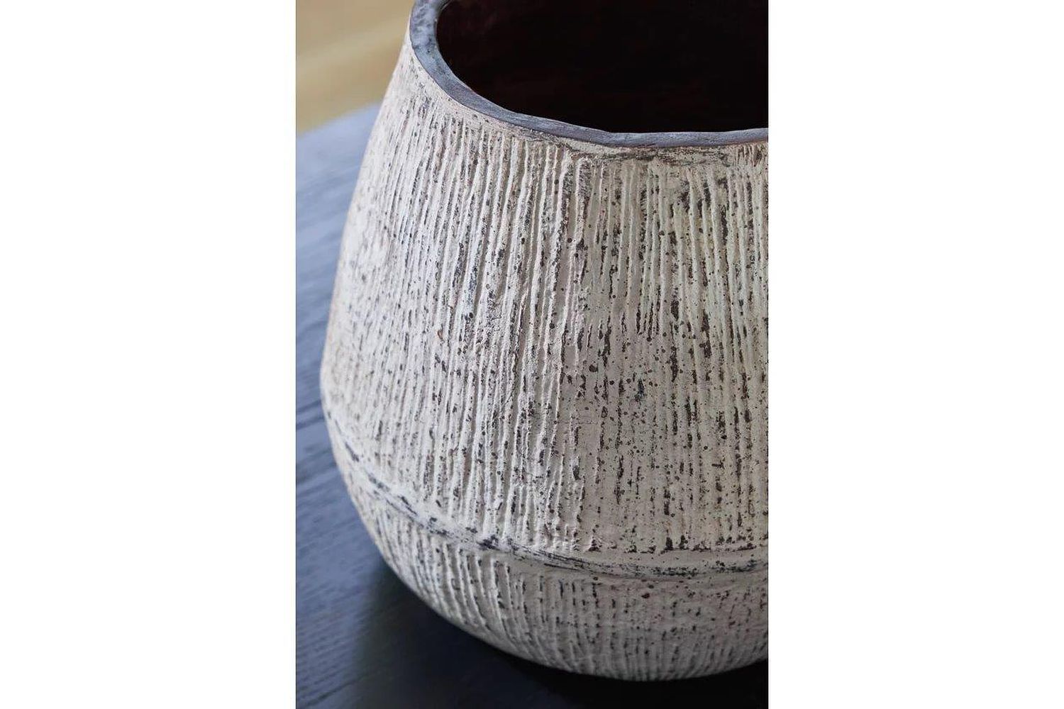 Claymount Vase In Distressed Brown A2000636