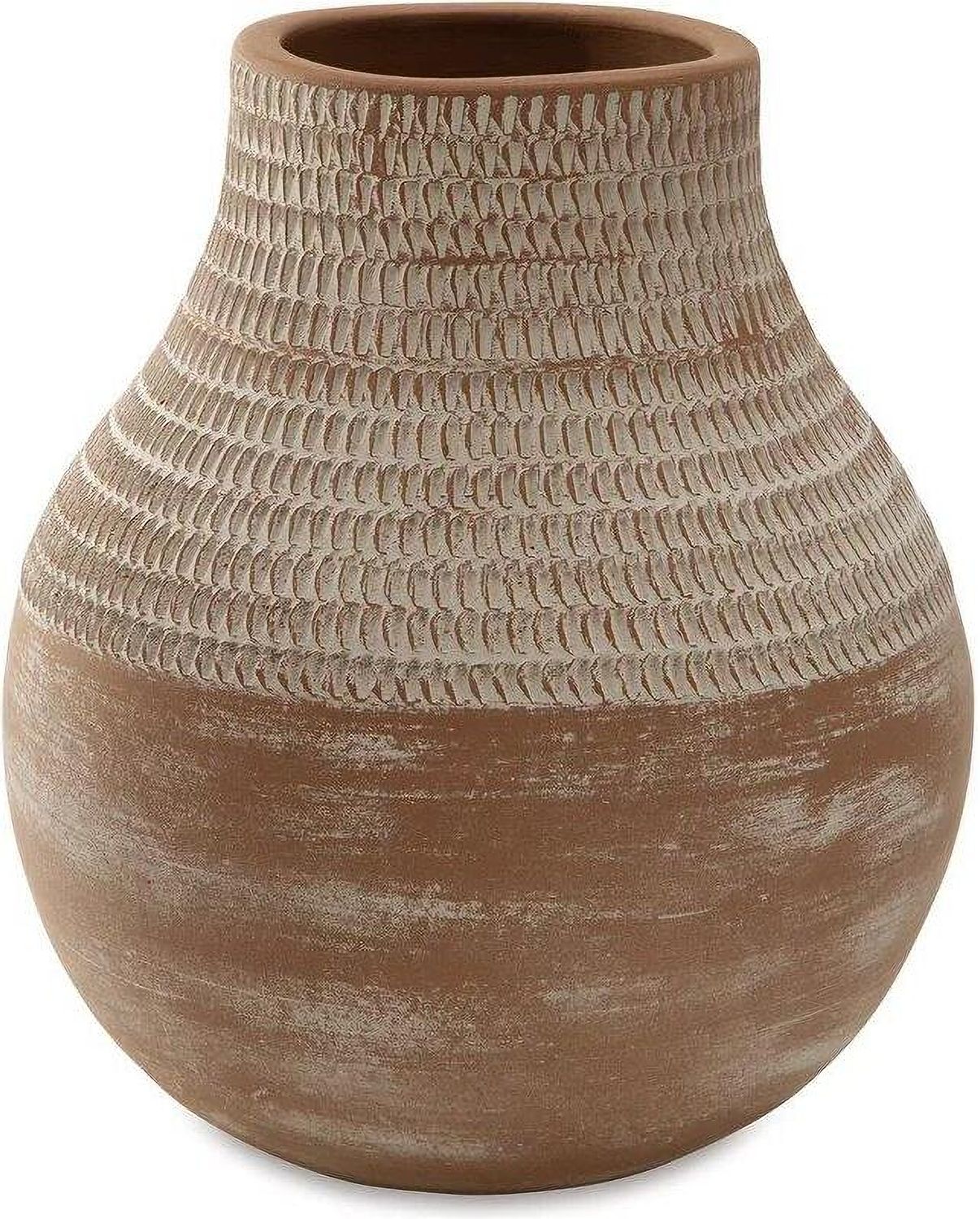 Reclove Vase In Distressed White A2000641