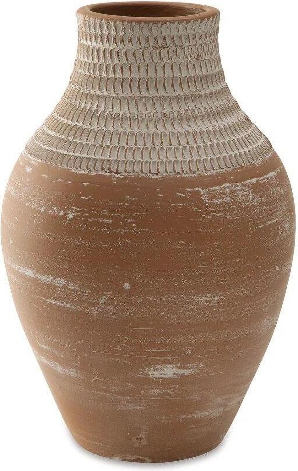 Reclove Vase In Distressed White A2000642