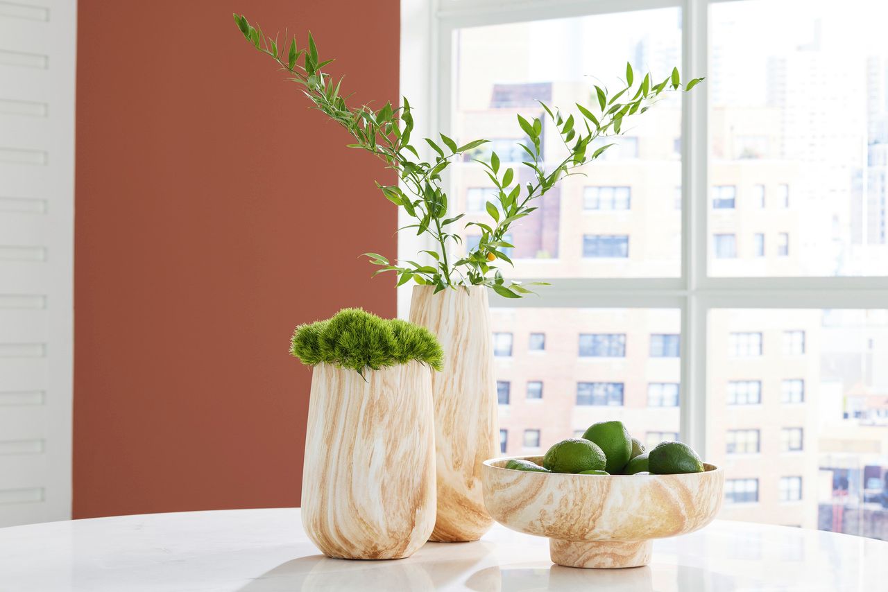 Cammen Vase In Tan A2000646