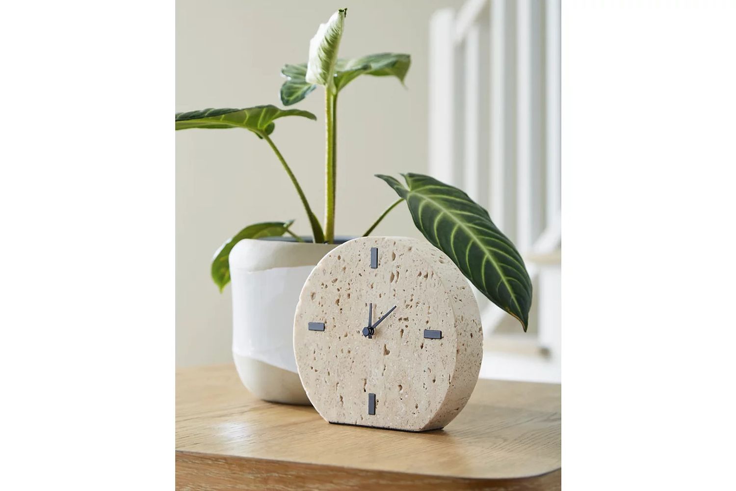 Donfordson Table Clock In Beige A2000660C