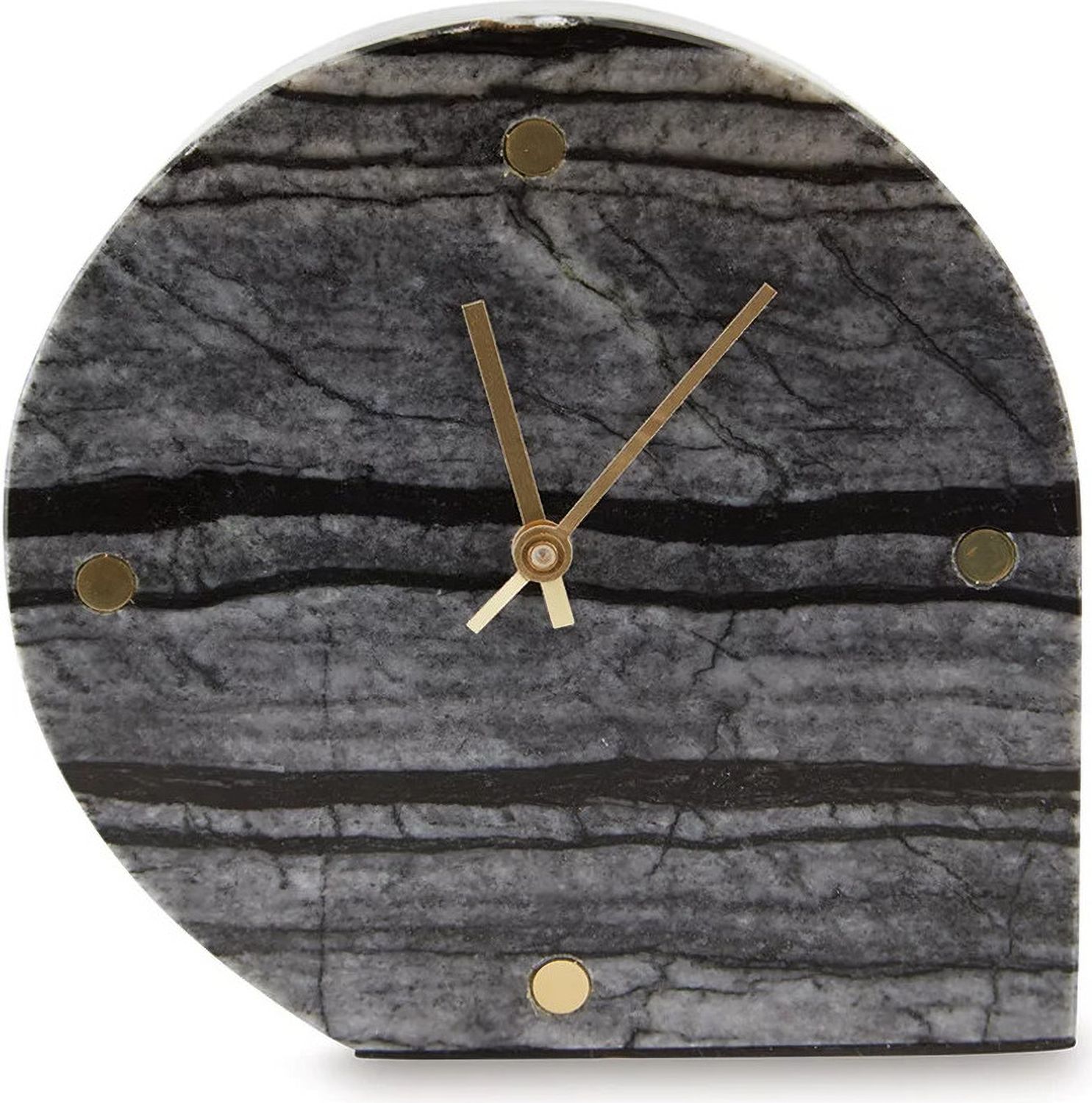 Janmour Table Clock Set of 2 In Black A2000661