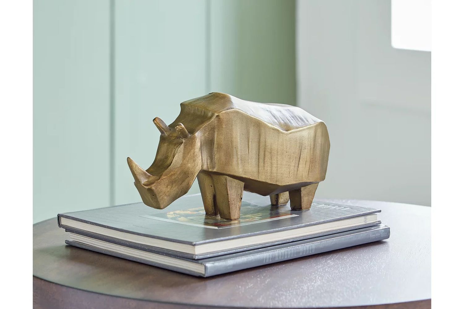 Gentwell Sculpture In Antique Gold A2000665