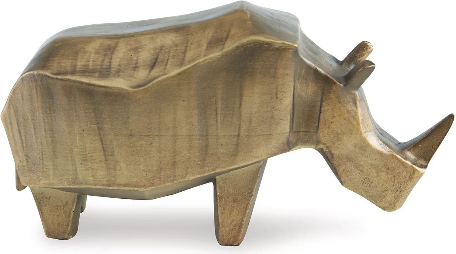 Gentwell Sculpture In Antique Gold A2000665