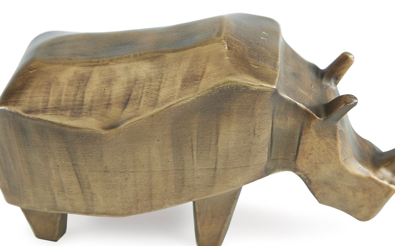 Gentwell Sculpture In Antique Gold A2000665