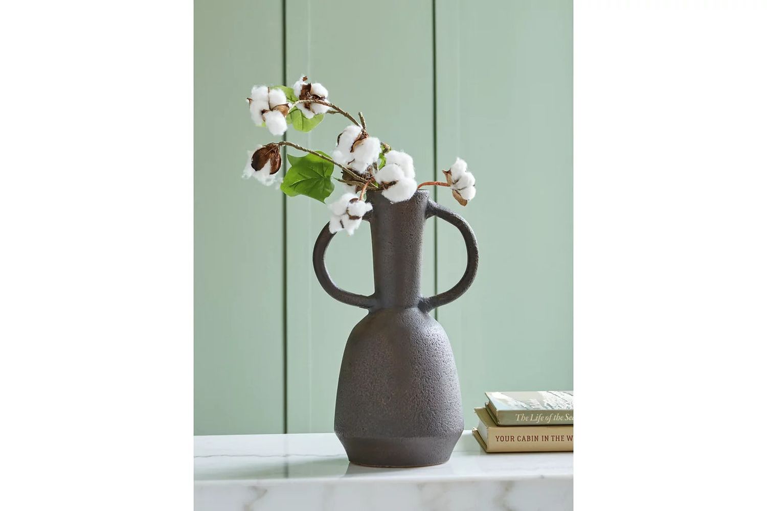 Aadeen Small Vase In Distressed Brown A2000673