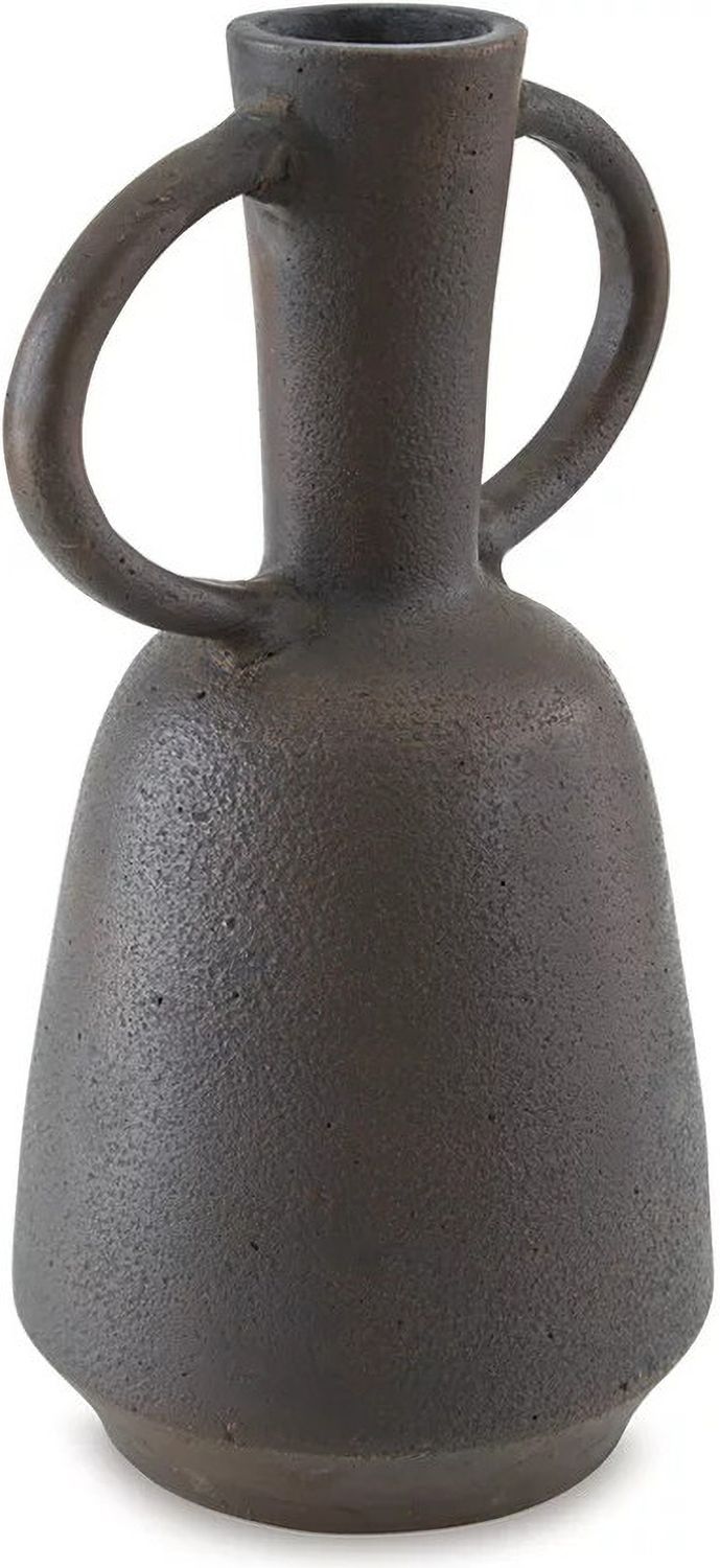 Aadeen Large Vase In Distressed Brown A2000674