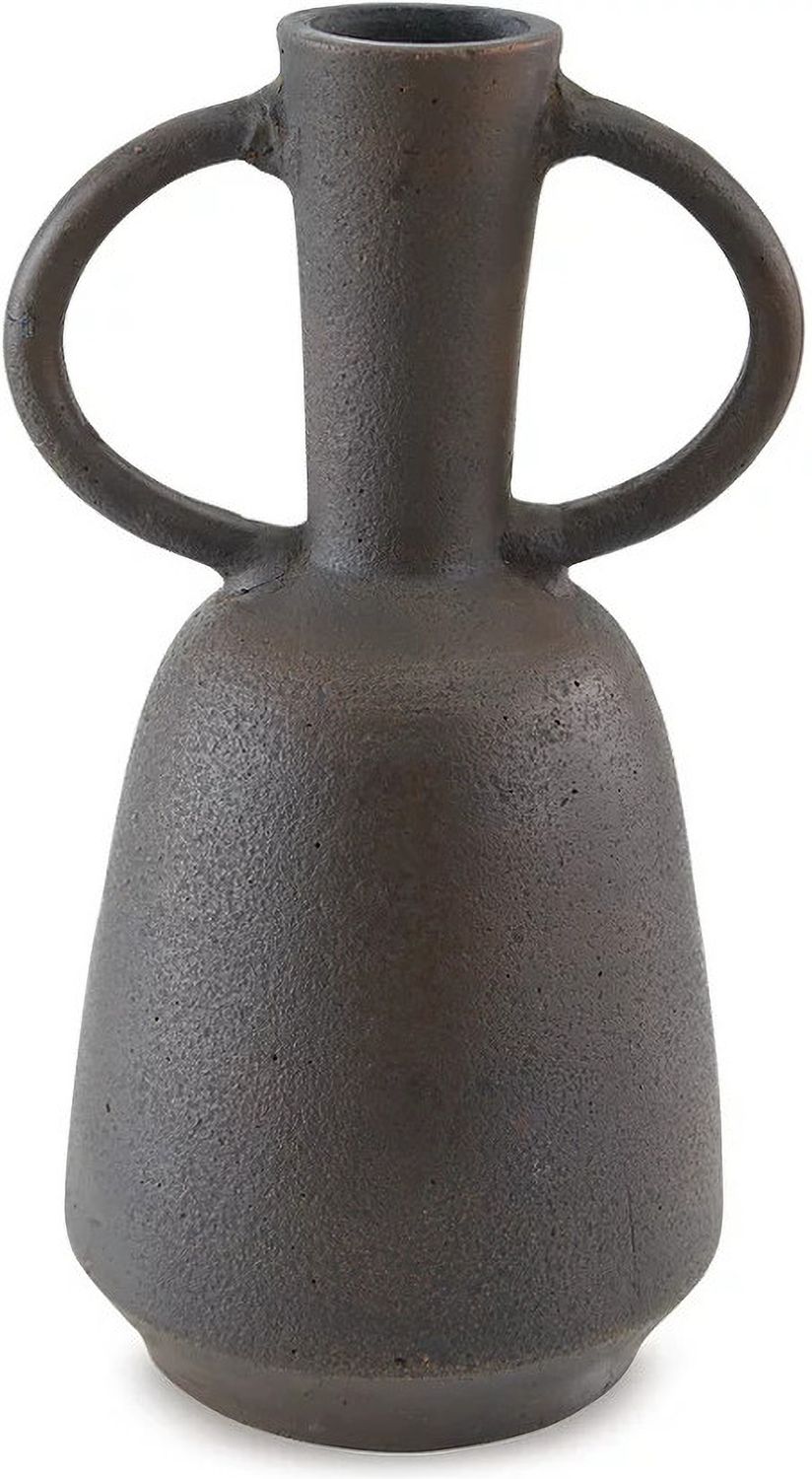Aadeen Large Vase In Distressed Brown A2000674