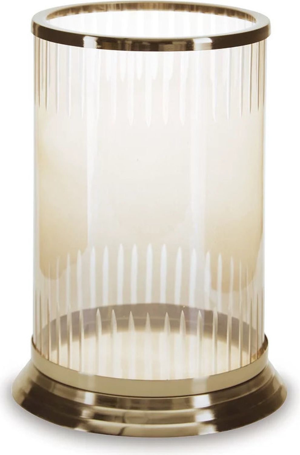 Aavinson Large Candle Holder In Amber A2000688