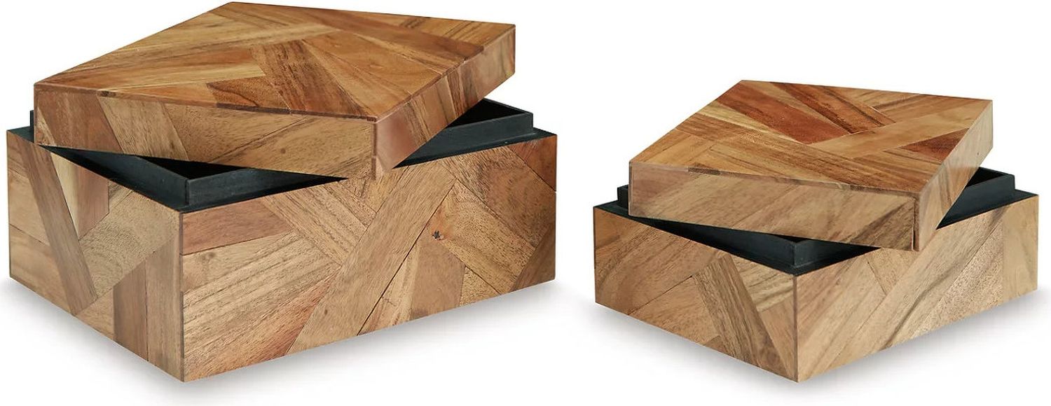 Antford Box Set of 2 In Brown A2000691