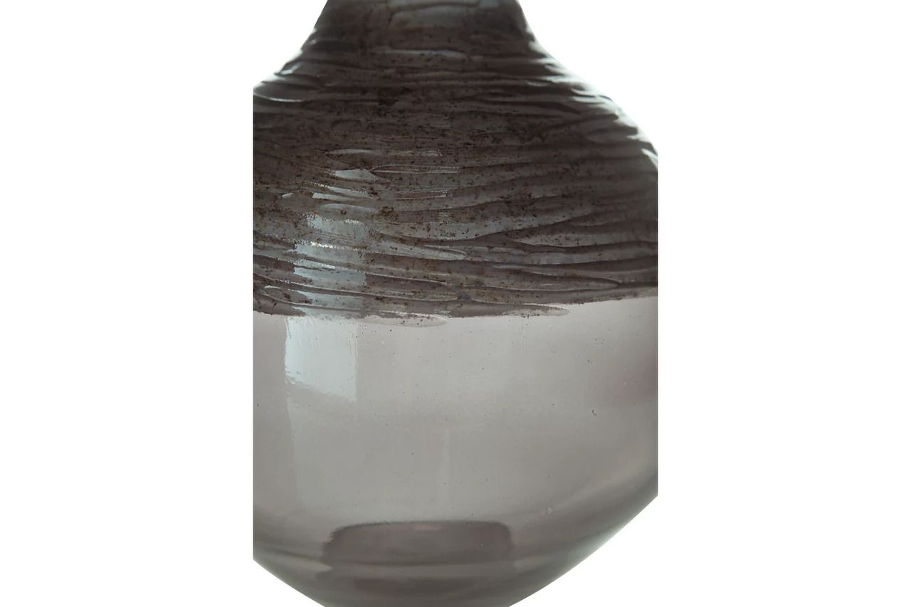 Harpwick 8 Inch Vase In Iridescent Gray A2000725