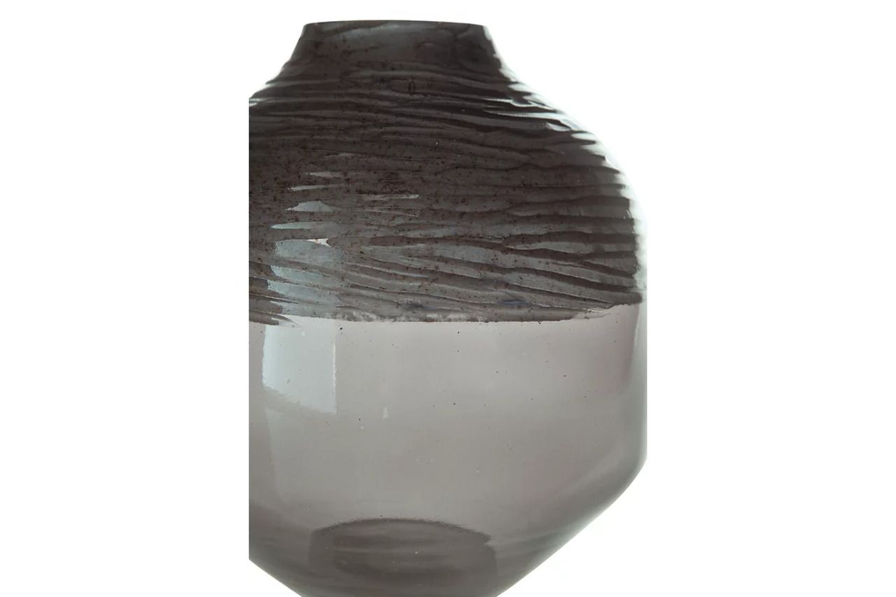 Harpwick 10 Inch Vase In Iridescent Gray A2000726