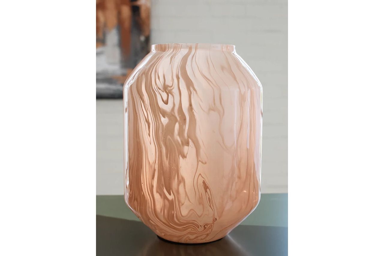Dushby 9 Inch Vase In Blush Pink A2000728