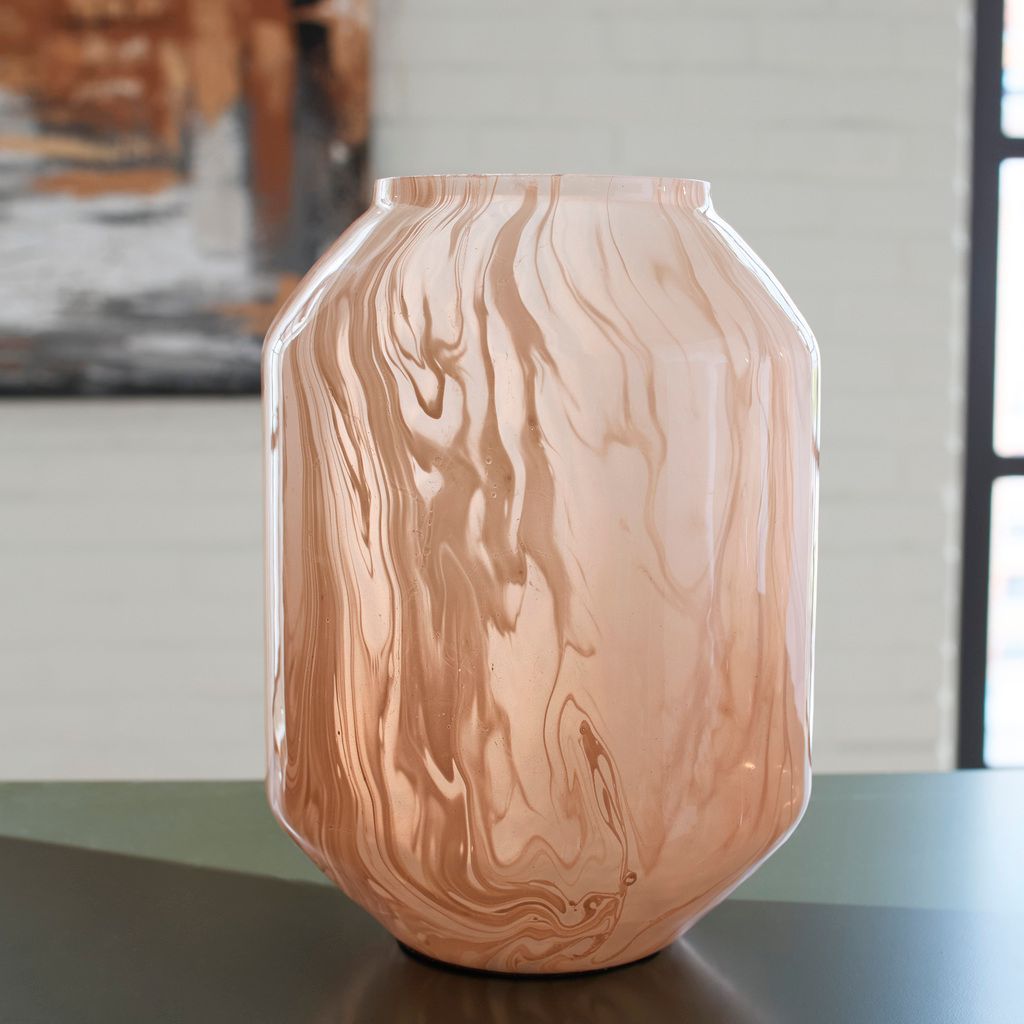 Dushby 9 Inch Vase In Blush Pink A2000728
