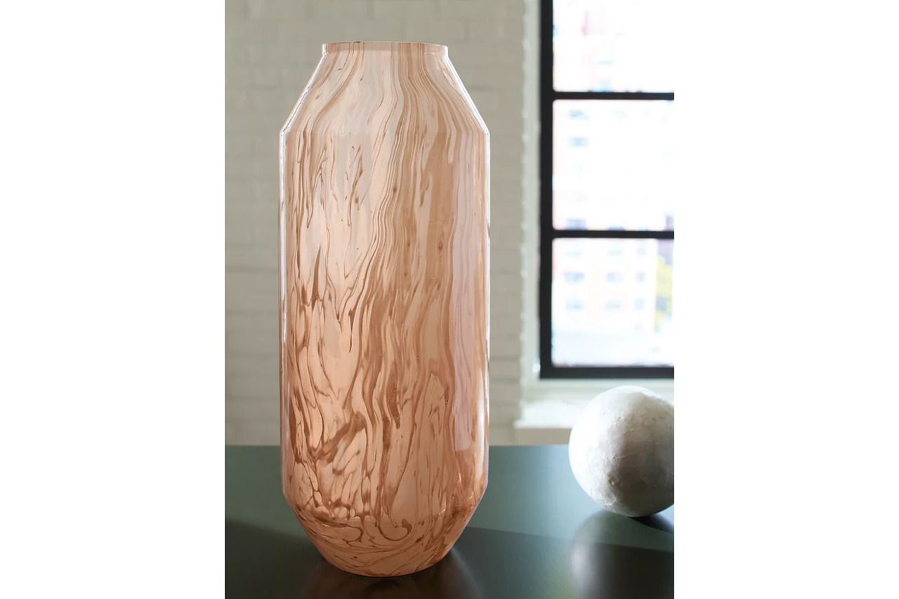 Dushby 15 Inch Vase In Blush Pink A2000729