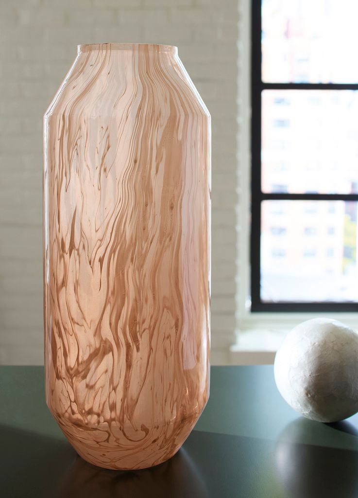 Dushby 15 Inch Vase In Blush Pink A2000729