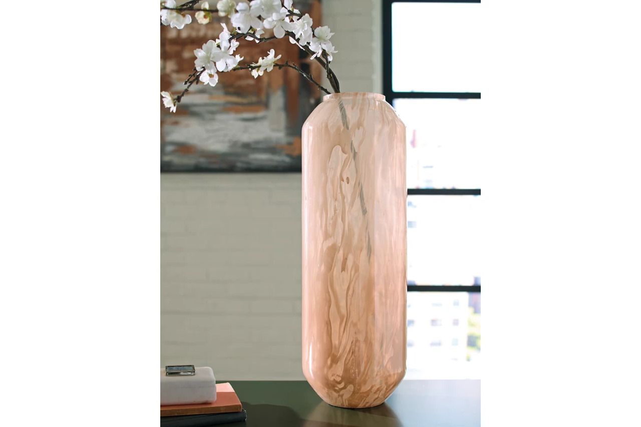 Dushby 20 Inch Vase In Blush Pink A2000730
