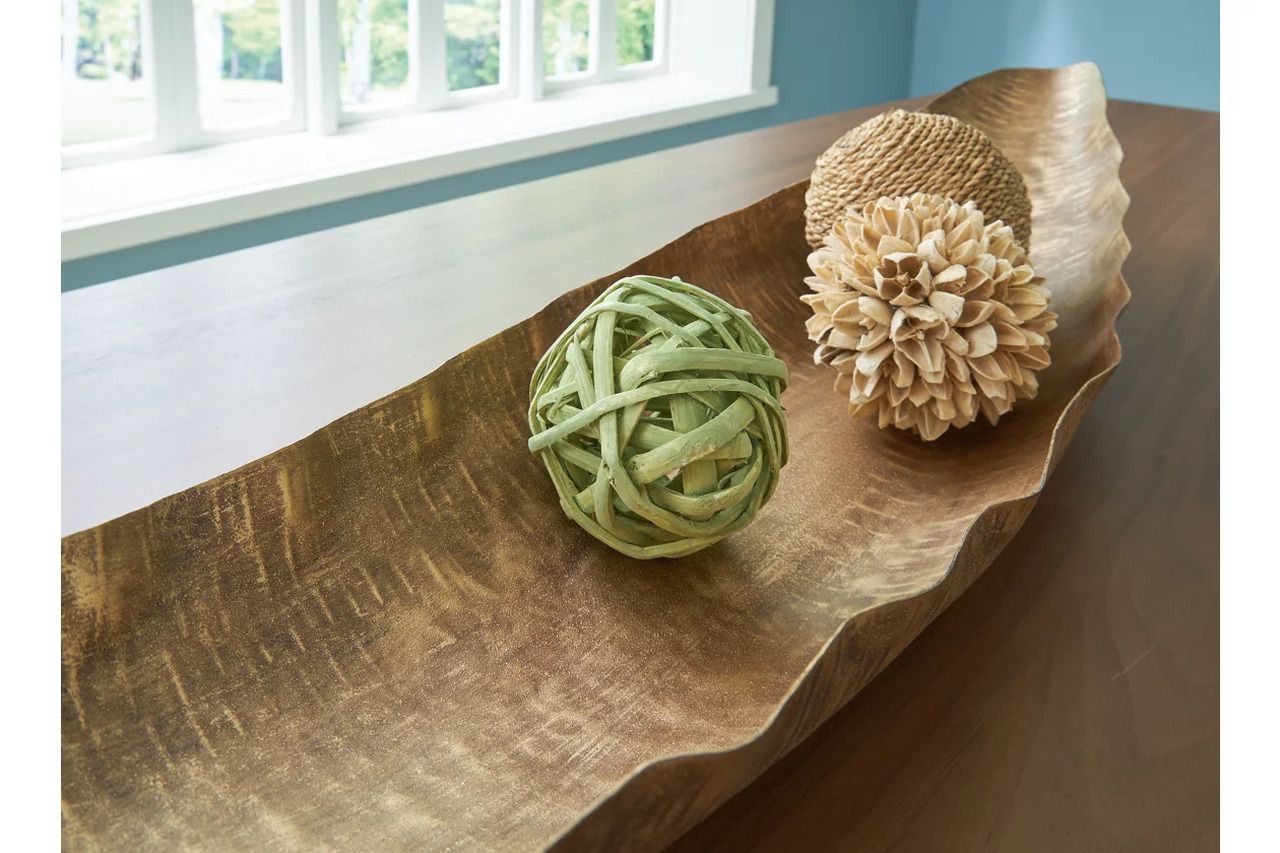 Wystenburg Tray In Antique Gold A2000744