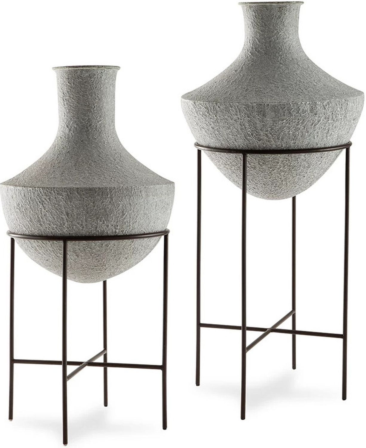 Estonbank Vase Set In Distressed Cream A2000747A1