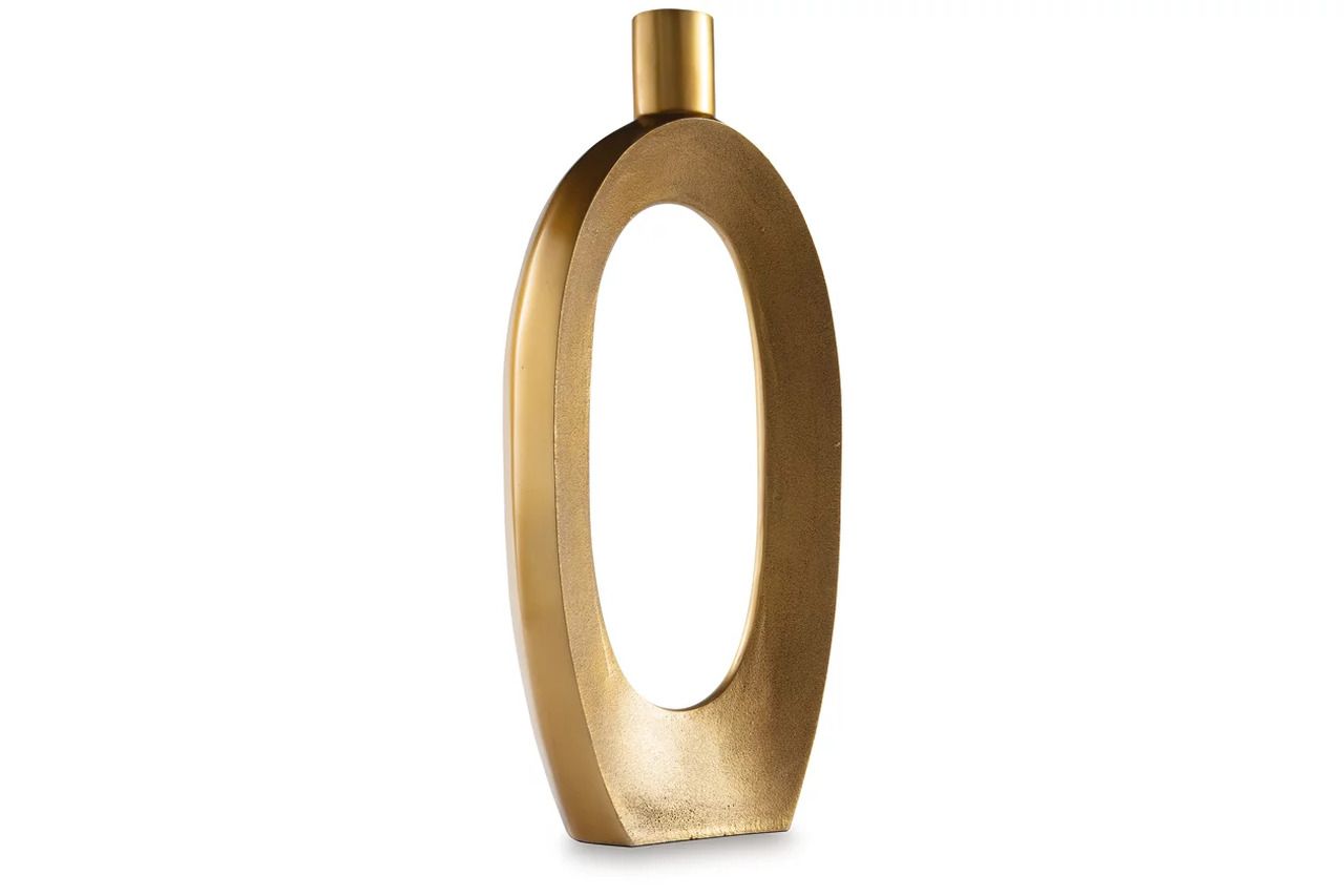 Lawtonville 22 Inch Vase In Antique Gold A2000752