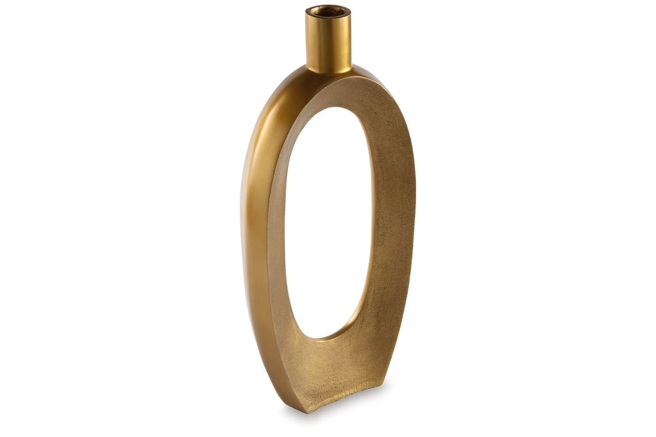 Lawtonville 22 Inch Vase In Antique Gold A2000752