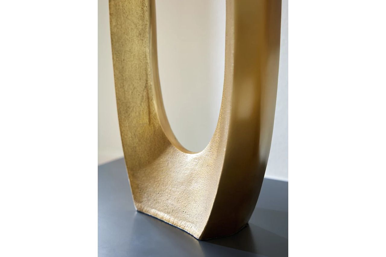 Lawtonville 22 Inch Vase In Antique Gold A2000752