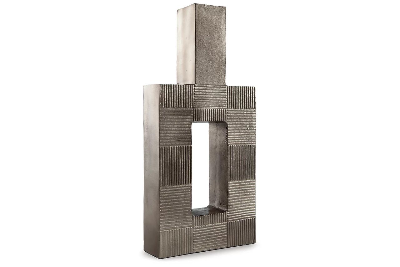 Wrengrove 21 Inch Vase In Antique Nickel A2000754