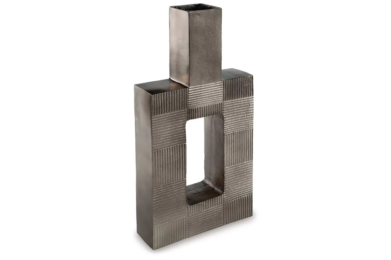 Wrengrove 21 Inch Vase In Antique Nickel A2000754