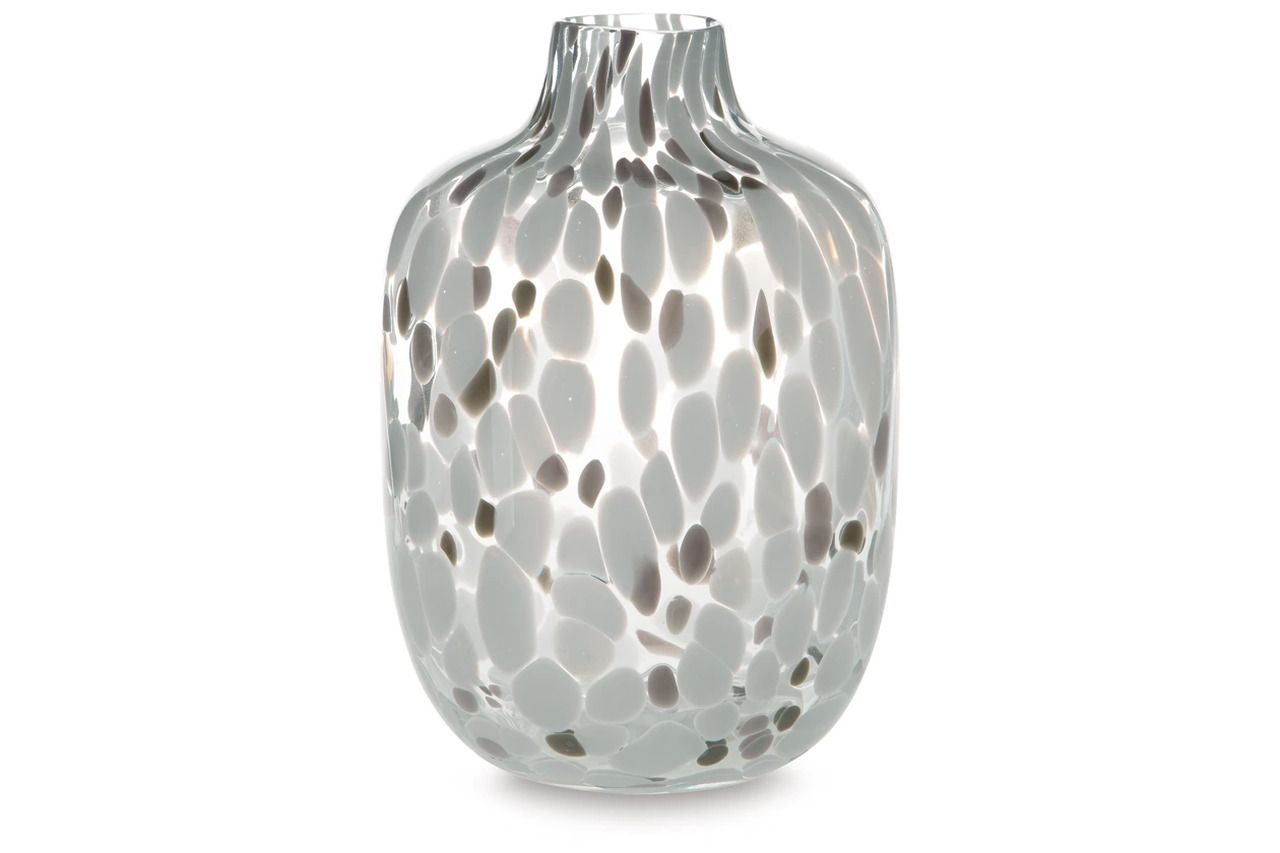 Keelton 13 Inch Vase In White/Taupe/Pink A2000760
