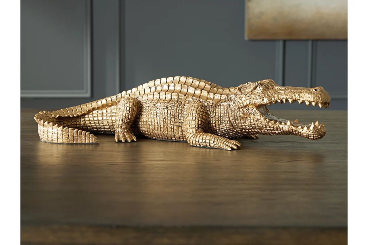 Lauretman Sculpture In Antique Gold A2000765