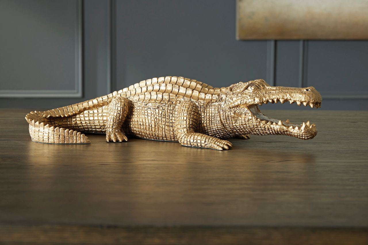 Lauretman Sculpture In Antique Gold A2000765