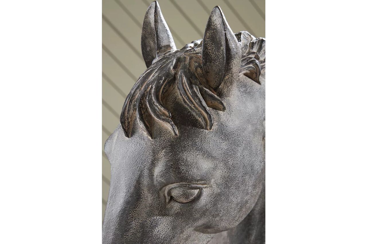Carnlow Sculpture In Antique Black A2000772
