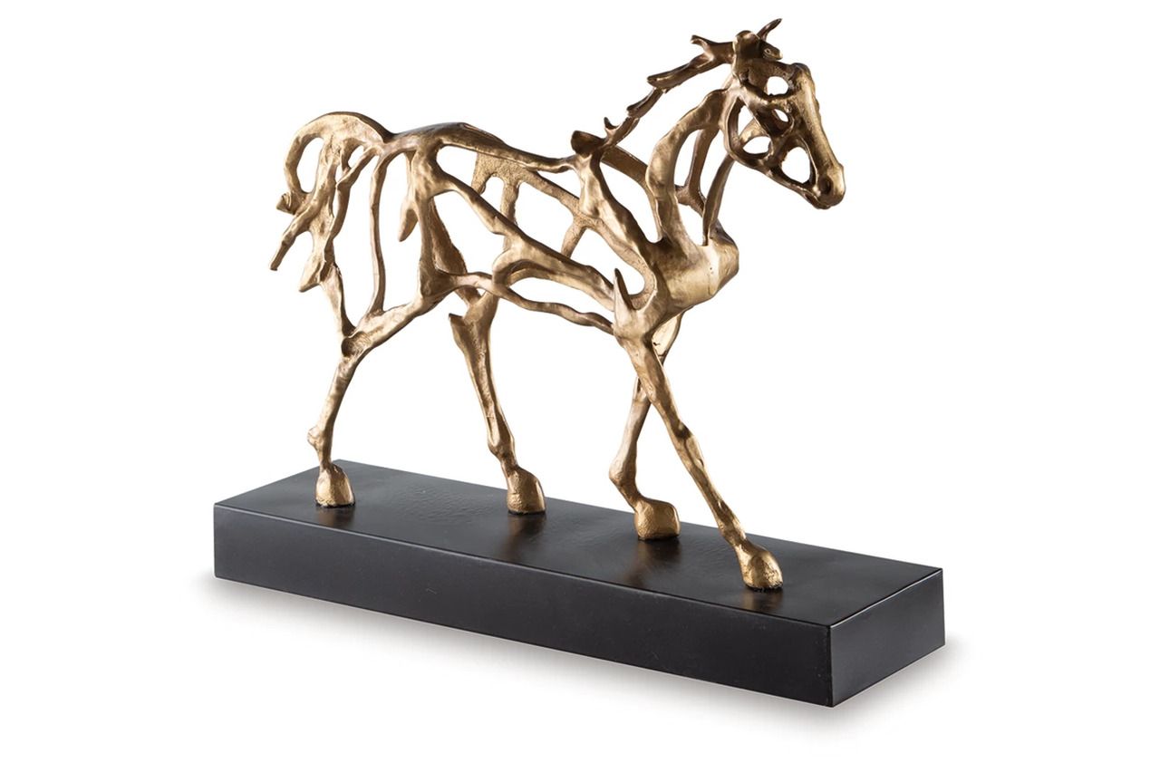 Grainville Sculpture In Antique Gold A2000774